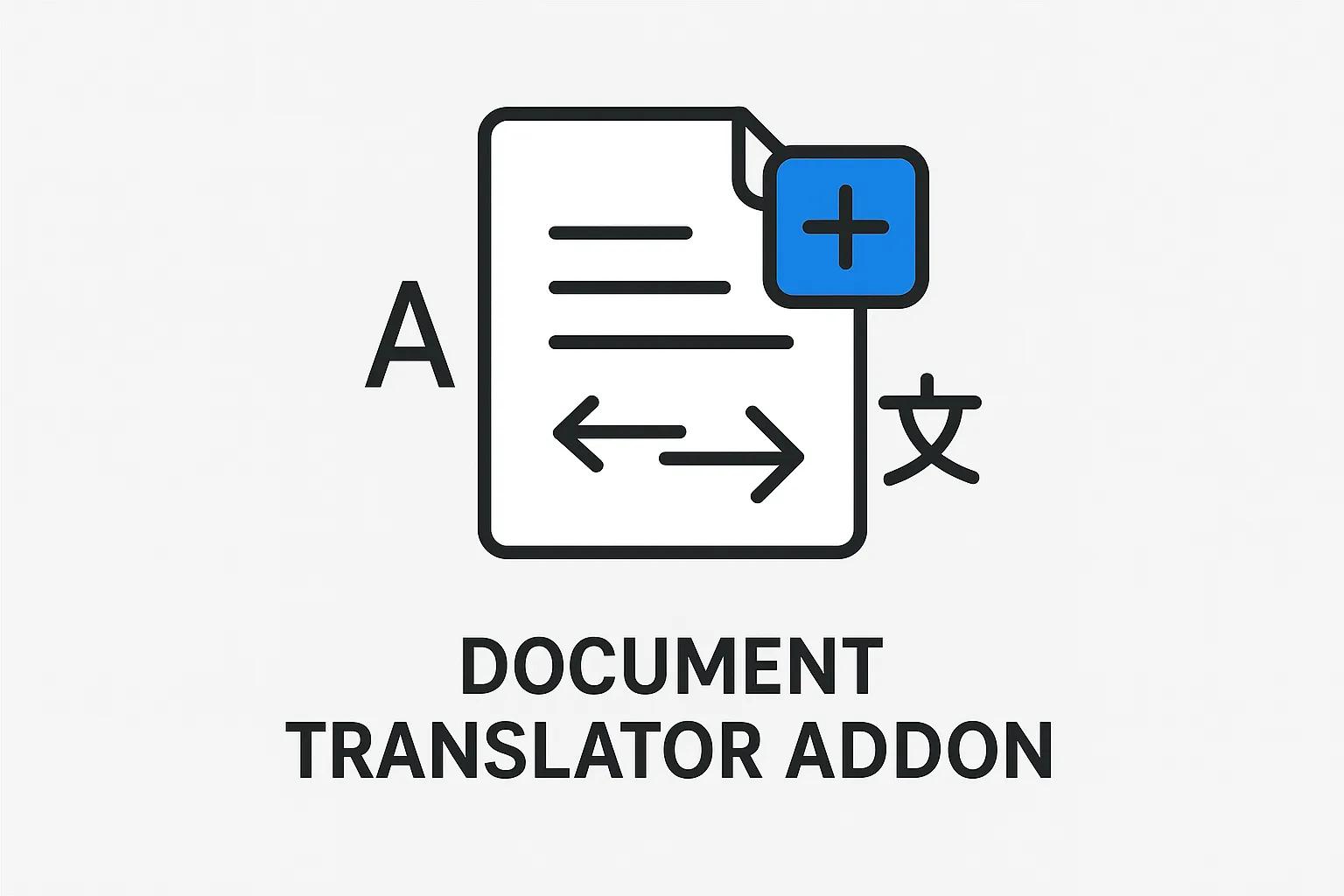 Multi-language support in Document Translator Addons