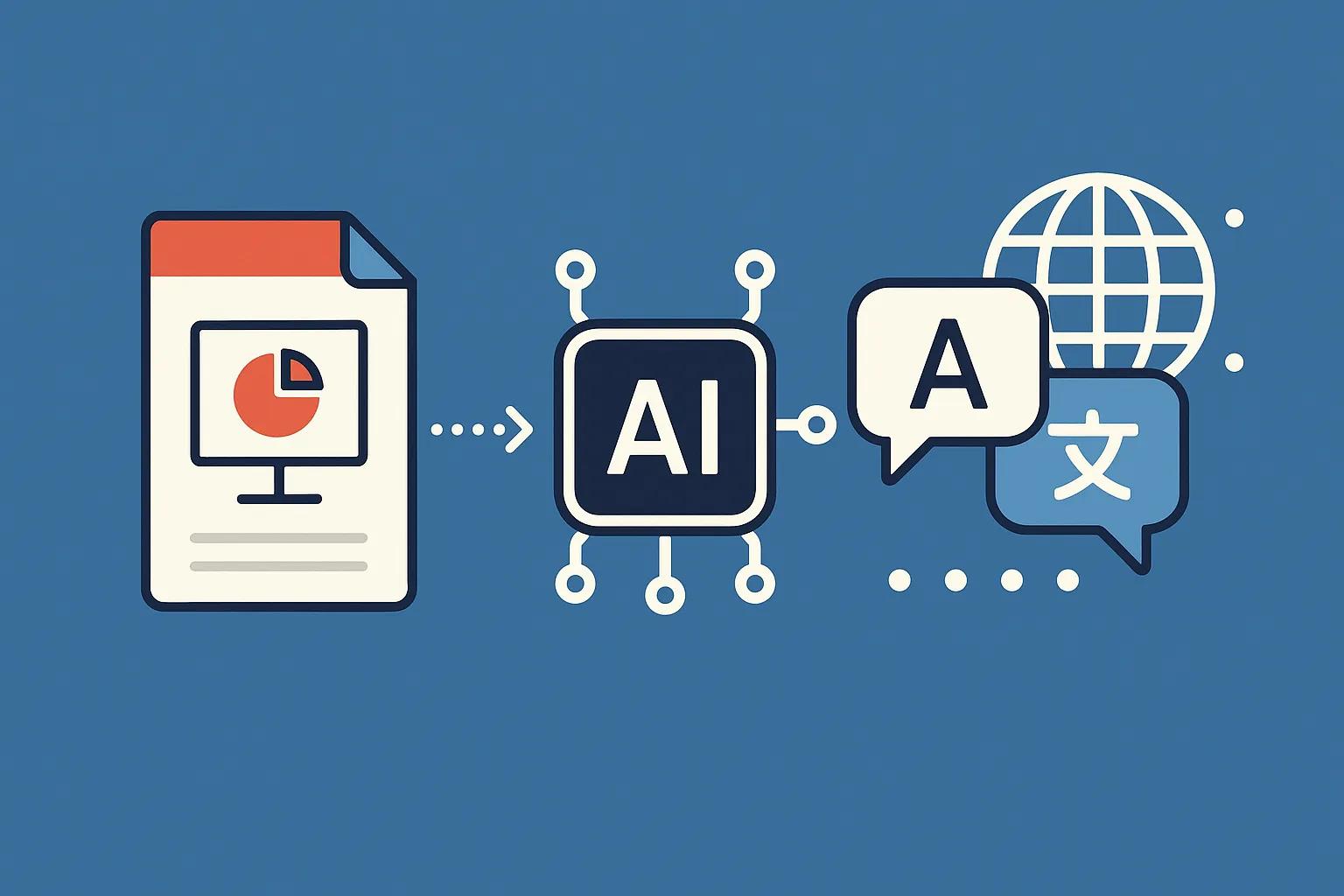 AI PowerPoint translation accuracy demonstration