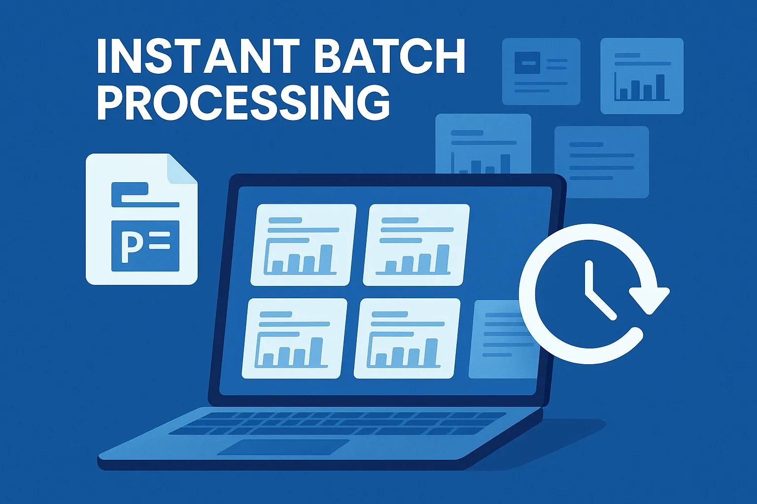 Fast batch PowerPoint translation processing